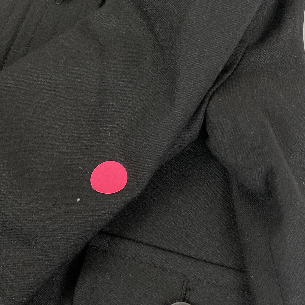 J Crew Jacket Women's Size 4 Black Henley Neck Wool Lined Office Career Short‎ - Picture 8 of 10